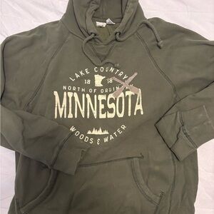 Green Minnesota Hoodie